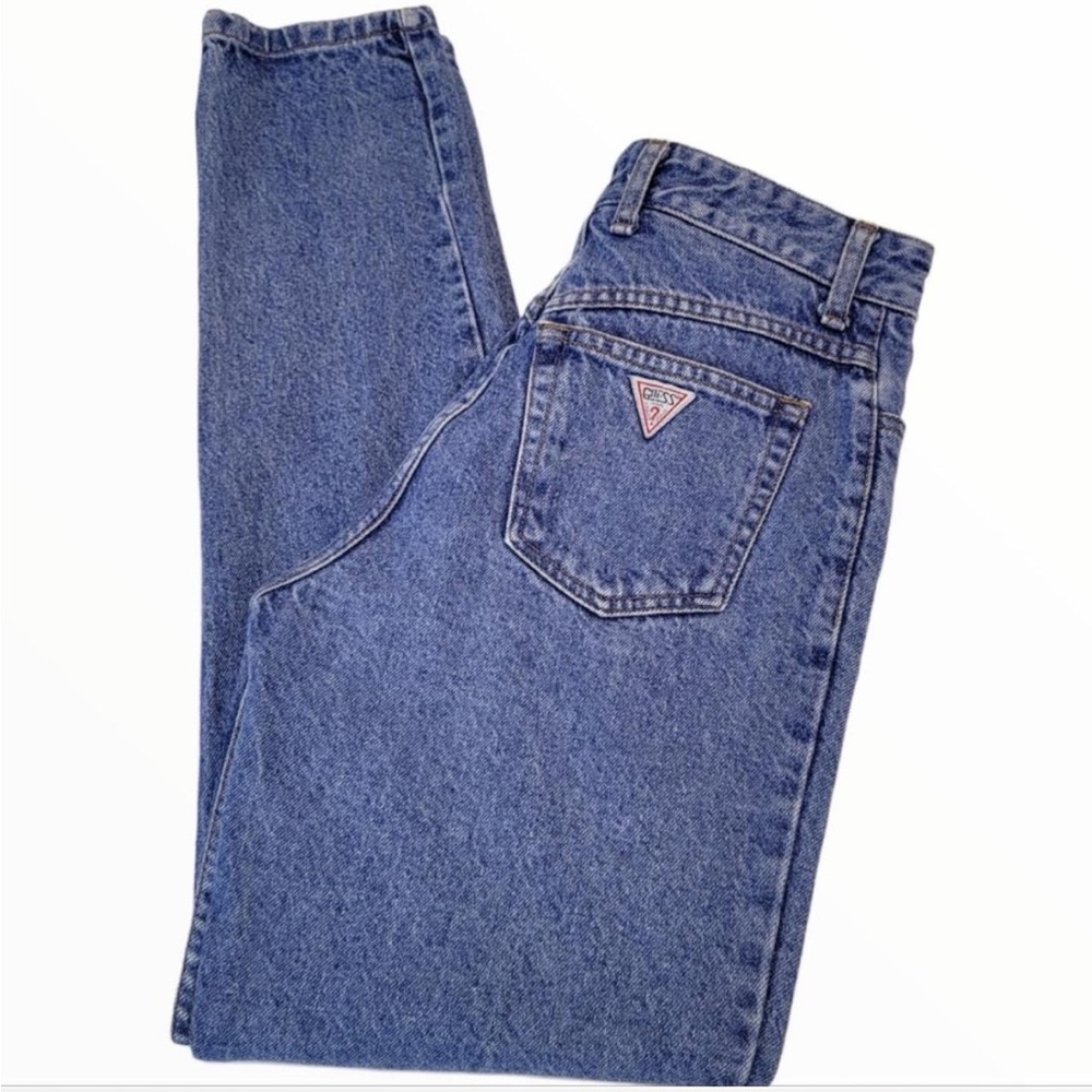 Vintage” Guess High-Rise Mom Jeans Medium Wash Size 30